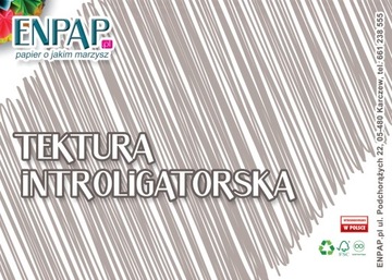 TEKTURA INTROLIGATORSKA BIAŁA A6 1,5 MM/OP. 20 SZT