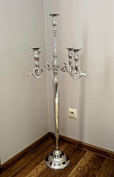 kandelabr 100 cm - świecznik, dekoracje, ślub, dekoracje ślubne