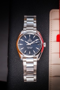 OMEGA SEAMASTER AQUA TERRA CO-AXIAL COSC 38,5MM+PASEK/BOX