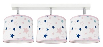 LAMPA SUFITOWA WISZĄCA ŻYRANDOL ABAŻUR 3 przeguby