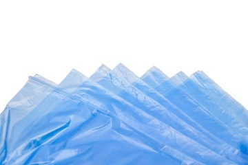 Пакеты ПНД синие для контейнеров Е2 для мяса и хлеба - 1000 шт.