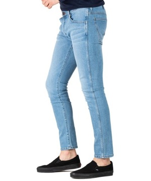 WRANGLER spodnie REGULAR skinny BLUE jeans BRYSON _ W34 L32