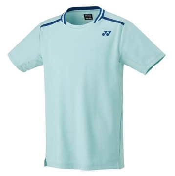 Мужская рубашка с круглым вырезом Yonex AO, голубая, XL