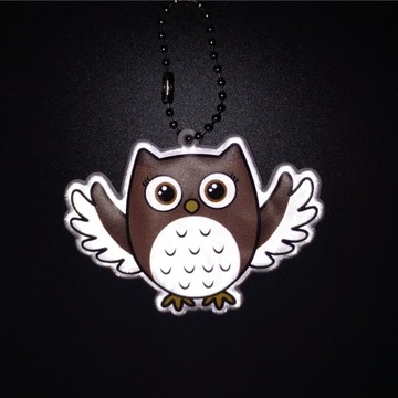 ZAWIESZKA ODBLASKOWA SOWA SÓWKA brelok odblaskowy ODBLASK DLA DZIECI