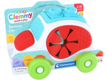 Clemmy SAMOCHÓD Sensoryczne AUTKO Sorter + KLOCKI