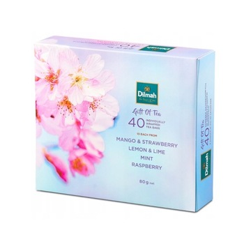 Подарочный набор чая Dilmah Blossom 4x10 конвертов