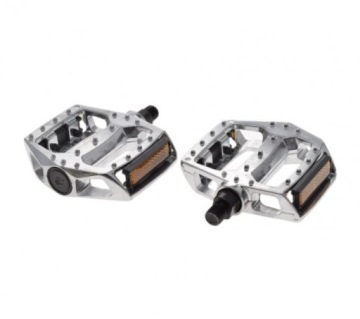 PEDAŁ ROWEROWY ALU PLATFORMA SREBRNY 1/2 2 SZT.