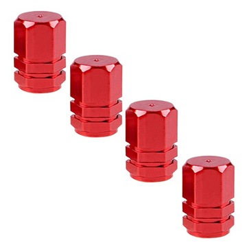 КРАСНЫЕ КРЫШКИ КЛАПАНОВ, 4 АЛЮМИНИЕВЫЕ ДЕТАЛИ