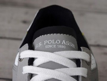 Buty męskie, sportowe U.S. Polo Assn. Nobil SZARY, ŻÓŁTY