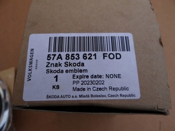 ZNAKY LOGO ZNAK 57A853621 SKODA KAROQ