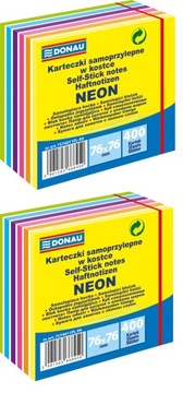 Kostka samoprzylepna mix bloczek karteczki notes