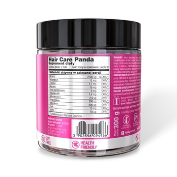 2x HAIR CARE PANDA - БИОТИНОВЫЕ ЖЕЛЕ ДЛЯ ЗДОРОВЫХ ВОЛОС