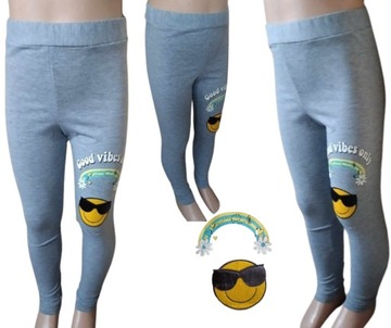 Legginsy getry cienkie DZIEWCZYNKI 104