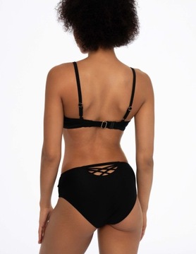 Dół bikini wysoki stan majtki kąpielowe z ozdobnym wiązaniem Sunrise XL