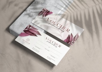 ПОДАРОЧНЫЕ ВАУЧЕРЫ | ВАУЧЕРЫ | ЛЮКС С ФОЛЬГОЙ SOFT TOUCH! 50 шт + ДИЗАЙН