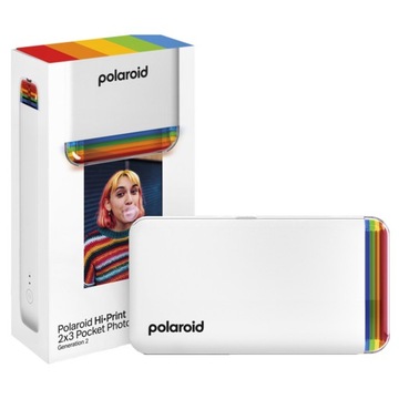 Принтер Polaroid Hi-Print Gen2 E-box Белый +40 фотографий для телефона Bluetooth