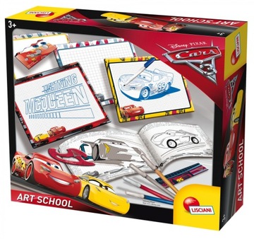LISCIANI Zestaw Cars 3 ART SCHOOL CRAFT + GRATIS