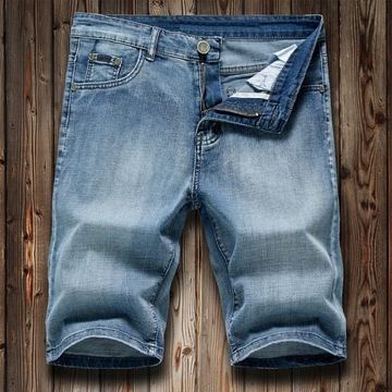 Wthin Lee SPODENKI MĘSKIE KRÓTKIE JEANSOWE JEANS