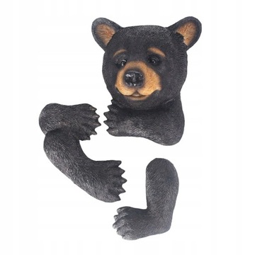 Symulacja Black Bear Tree Hugger Outdoor Statues