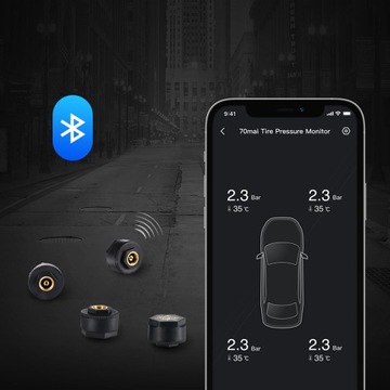 70mai TPMS T04 ДАТЧИКИ ДАВЛЕНИЯ В ШИНАХ