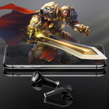БЕСПРОВОДНЫЕ НАУШНИКИ LENOVO LP2 для IOS ANDROID СПОРТИВНЫЕ ИГРОВЫЕ БАСЫ