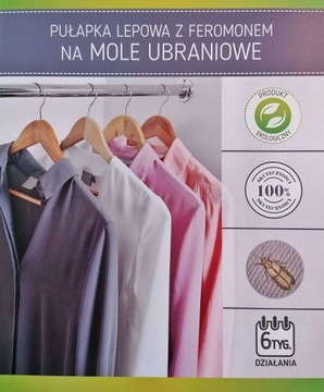 Pułapka Delta na Mole Ubraniowe z Feromonem