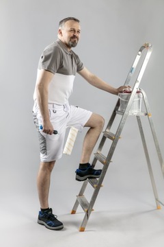 URFT Хлопковая футболка-поло белый/титан 2XL Hogert