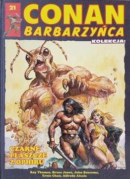 IDEALNY CONAN BARBARZYŃCA 21 CZARNE PŁASZCZE Z OPHIRU
