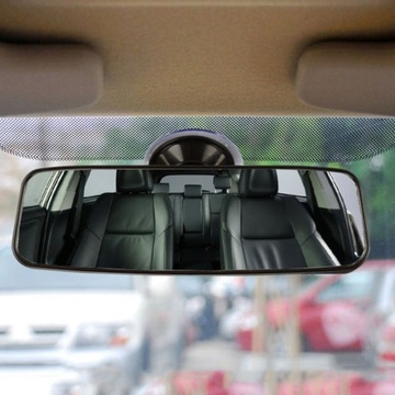 Широкоугольное зеркало заднего вида с присоской 20 см.