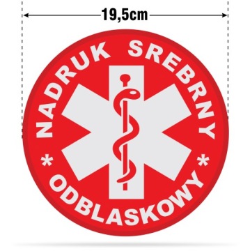 ESKULAP STAR OF LIFE Светоотражающая медицинская нашивка