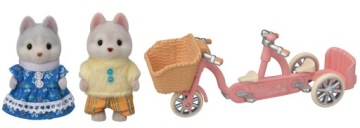 Sylvanian Families Собачки Husky на велосипеді 05637