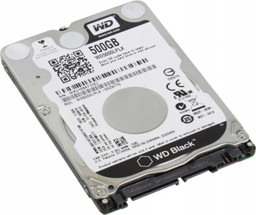 ЖЕСТКИЙ ДИСК WESTERN DIGITAL ЧЕРНЫЙ 500 ГБ 2,5 WD5000LPLX