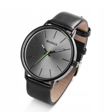 ZEGAREK CZARNY Miyota SKODA MĘSKI