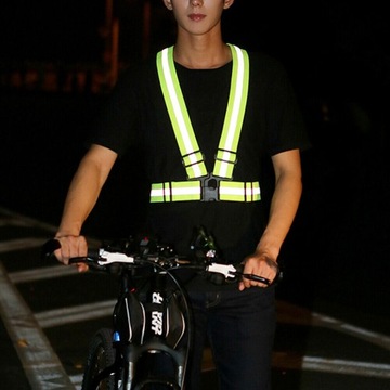 Светоотражающий ремень безопасности Велосипедный мотор Светоотражающий жилет ДОРОЖНЫЙ БЕГ СИЛЬНЫЙ
