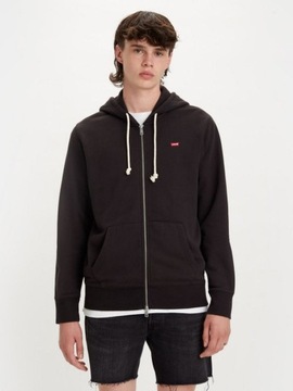 Y4133 Levi's New Original Zip Up Meteorite Bluza BAWEŁNA ZAMEK S/M