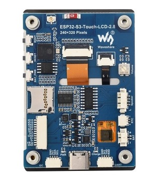 ESP32-S3 2.8inch ekran dotykowy DAC PCM5101 QMI8658 PCF85063 RTC