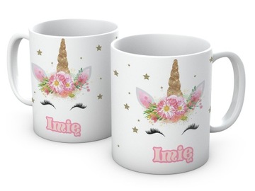 Kubek prezent UNICORN Jednorożec imię napis
