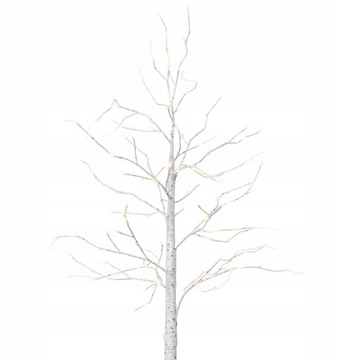 ŚWIĄTECZNE DRZEWKO OZDOBNE BRZOZA 180cm LAMPKI LED