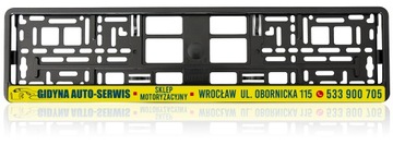 Рамка номерного знака НАПЕЧАТАНА ПО ИНСТРУКЦИИ ЦВЕТ УФ ПЕЧАТИ x10