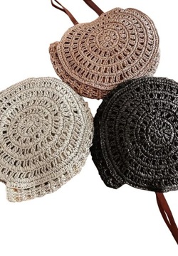 СУМКА КОРЗИНА ПЛЕТЕННАЯ СУМКА НА ПЛЕЧЕ СУМКА-ШОППЕР