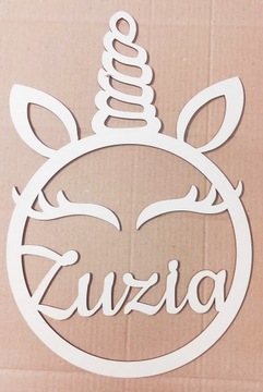 Obręcz personalizowana JEDNOROŻEC baza łapacz snów