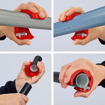 Резак для пластиковых труб и гильз 20-50 мм KNIPEX 90 22 10 BK