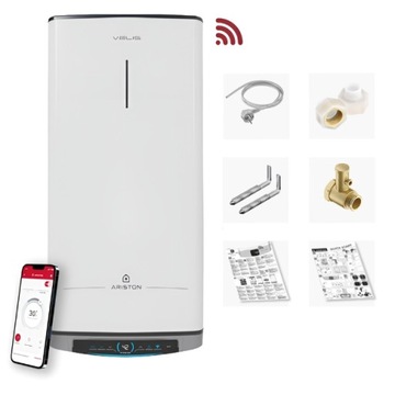 Podgrzewacz Wody Ariston Velis Dune Wifi 50 Bojler Elektryczny Płaski