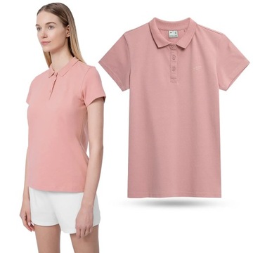 KOSZULKA DAMSKA 4F POLO T-SHIRT POLÓWKA SS23TTF585