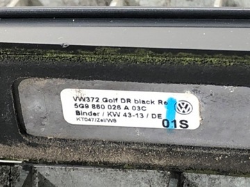 STŘEŠNÍ NOSIČ KOMPLET VW GOLF VAN VII 5G9860026A