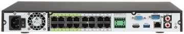 IP-рекордер Dahua NVR5216-16P-EI, 16x PoE, функции Wizsense AI