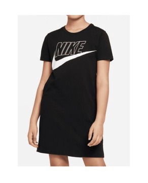 Nike T-shirtowa Sukienka Dziewczęca CU8375010 156