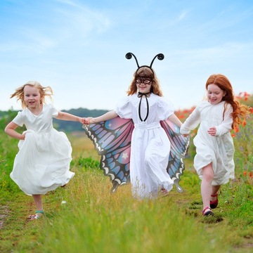 КОМПЛЕКТ «Крылья бабочки» ШАПКА С АНТЕННАМИ И КРУЖЕВНАЯ МАСКА