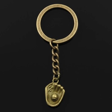 New Fashion Keychain 20x14mm Baseball Glove Pendants DIY Men Jewelry Car Ke
