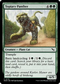 MTG 4x Topiary Panther